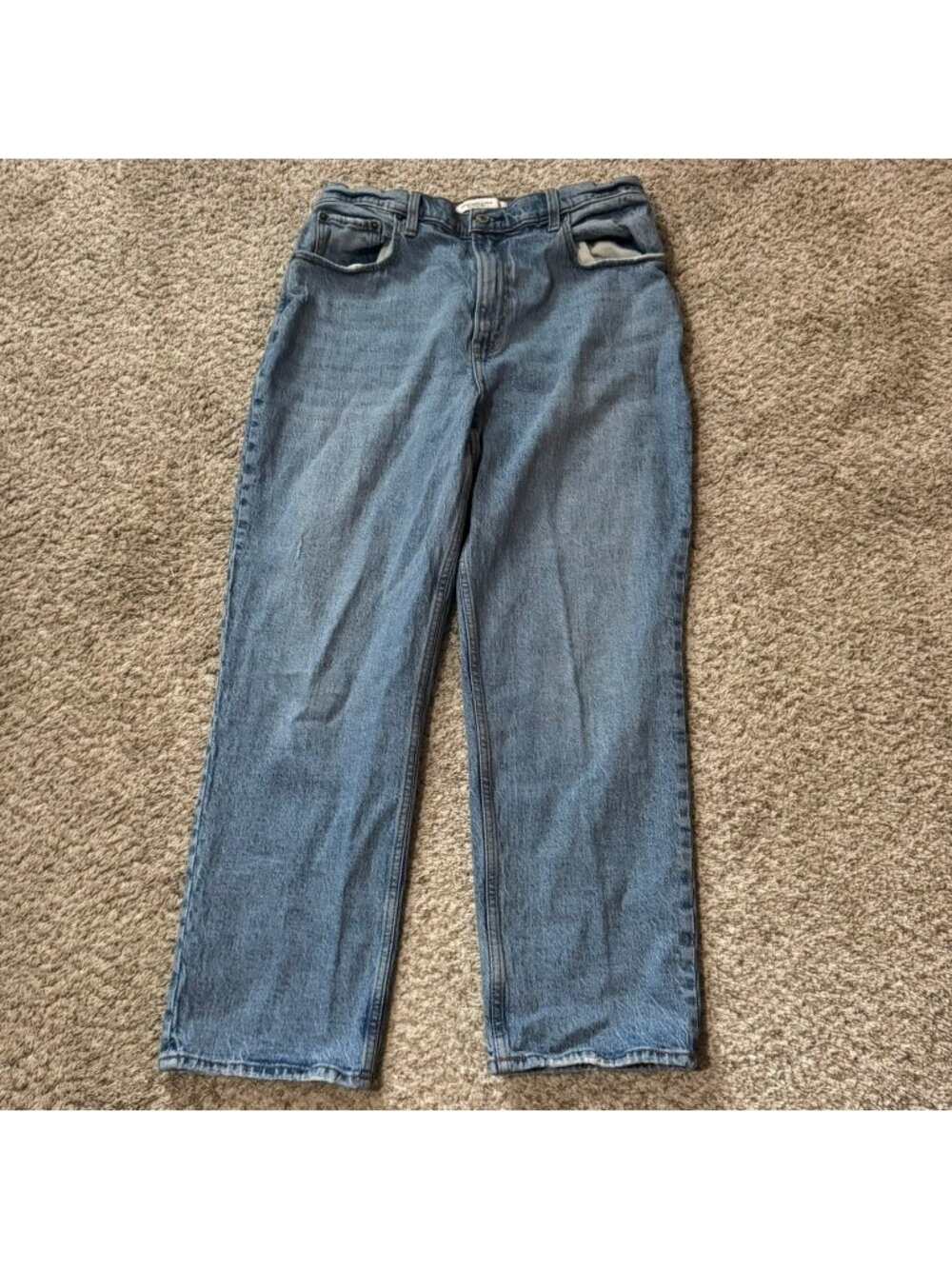 Abercrombie & Fitch Jeans Women's Size 14 The '90s Straight Ultra High-Rise